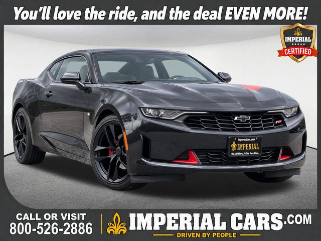 Black 2023 Chevrolet Camaro Coupe Rear-Wheel Drive 6-Speed Manual