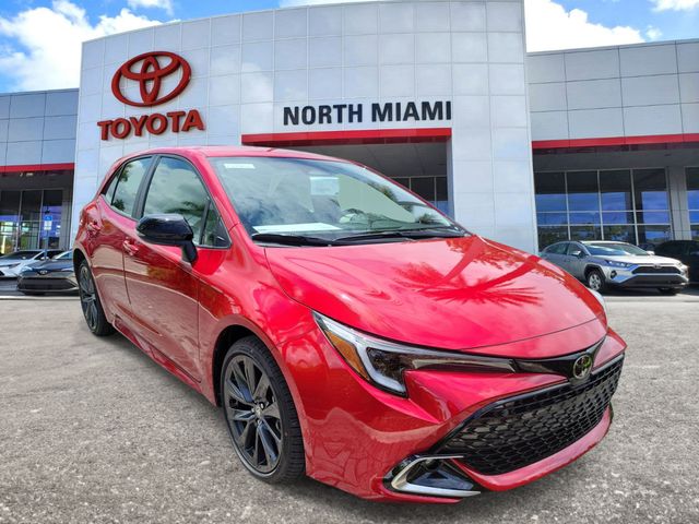 Red 2026 Toyota Corolla Hatchback XSE FWD Hatchback Front-Wheel Drive Continuously Variable Transmission