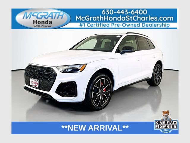 Glacier White Metallic 2025 Audi SQ5 3.0T quattro Premium Plus AWD SUV / Crossover All-Wheel Drive 8-Speed Automatic