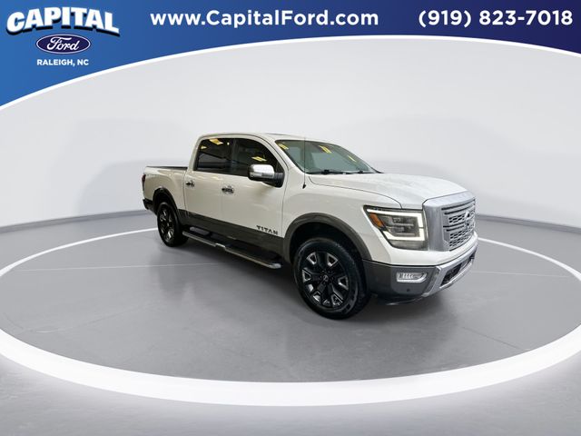 Used 2021 Nissan Titan Platinum Reserve with VIN 1N6AA1ED5MN509347 for sale in Raleigh, NC