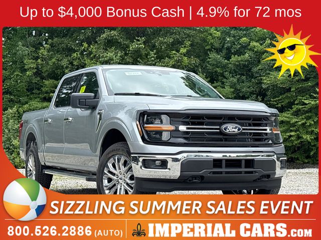 Iconic Silver Metallic 2026 Ford F-150 Pickup Truck Four-Wheel Drive Automatic