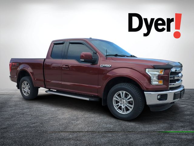 Red (Bronze Fire Metallic) 2015 Ford F-150 Pickup Truck Four-Wheel Drive 6-Speed Automatic