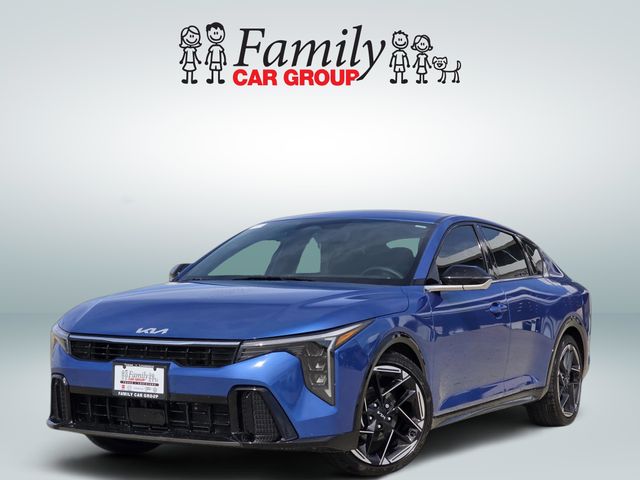 Wave Blue 2025 Kia K4 Sedan Front-Wheel Drive Continuously Variable Transmission