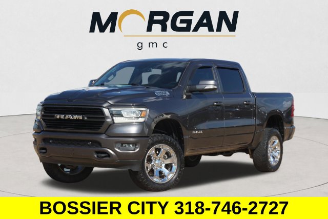 Gray (Granite Crystal Metallic Clearcoat) 2019 RAM 1500 Pickup Truck Four-Wheel Drive 8-Speed Automatic