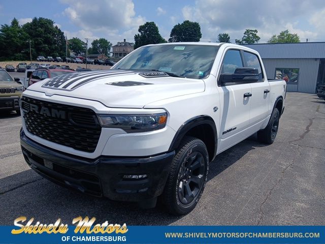 Bright White Clearcoat 2026 RAM 1500 Pickup Truck Four-Wheel Drive 8-Speed Automatic