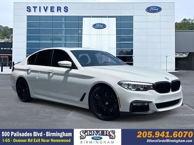 Alpine White 2018 BMW 5 Series Sedan Rear-Wheel Drive 8-Speed Automatic