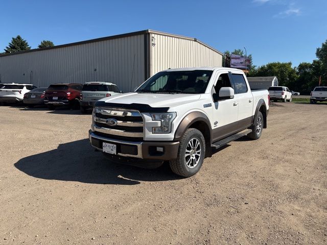 2015 White Ford F-150 King Ranch 4X4 Truck