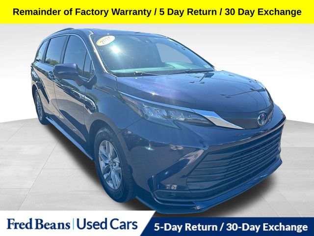 Gray 2024 Toyota Sienna Minivan All-Wheel Drive Continuously Variable Transmission