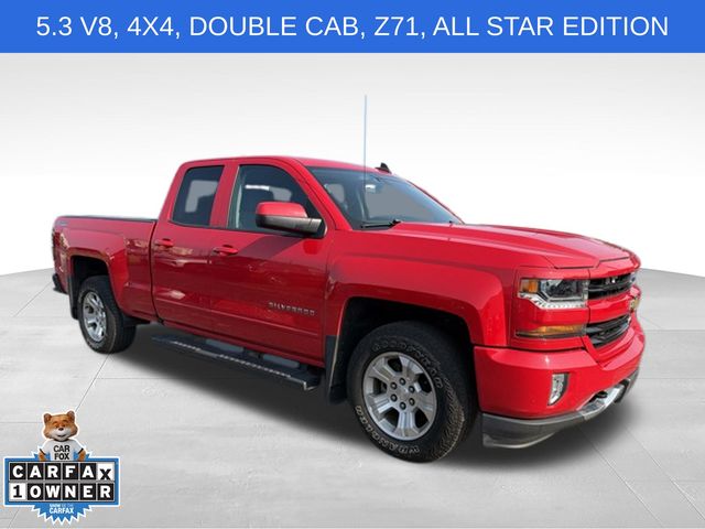 Red Hot 2017 Chevrolet Silverado 1500 Pickup Truck Four-Wheel Drive 6-Speed Automatic Overdrive