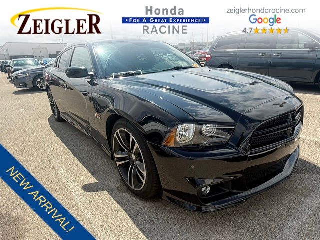 Black Clearcoat 2012 Dodge Charger SRT8 Super Bee RWD Sedan Rear-Wheel Drive 5-Speed Automatic