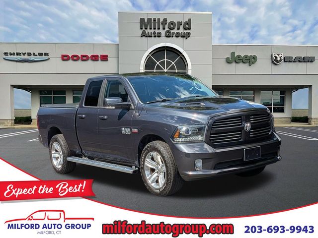Gray (Maximum Steel Metallic Clearcoat) 2016 RAM 1500 Pickup Truck Four-Wheel Drive 8-Speed Automatic