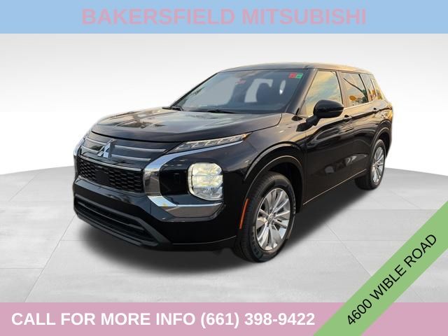 Black 2025 Mitsubishi Outlander ES FWD SUV / Crossover Front-Wheel Drive Continuously Variable Transmission