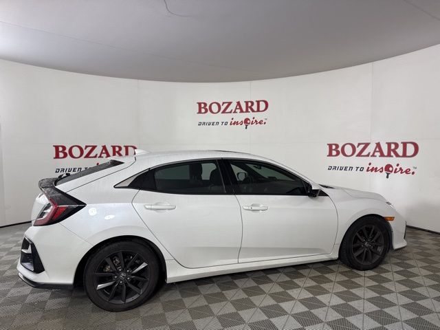 2020 White Honda Civic Hatchback EX FWD Hatchback