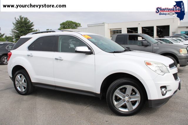 Summit White 2014 Chevrolet Equinox LTZ FWD SUV / Crossover Front-Wheel Drive 6-Speed Automatic Overdrive