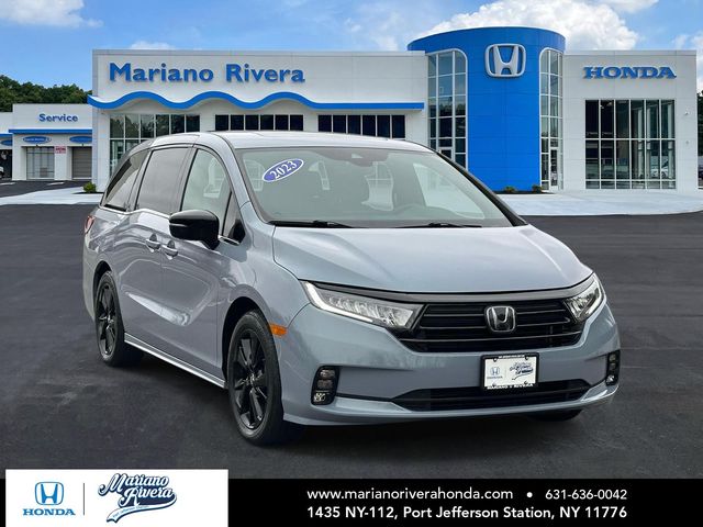 Light Gray 2023 Honda Odyssey Sport FWD Minivan Front-Wheel Drive Automatic