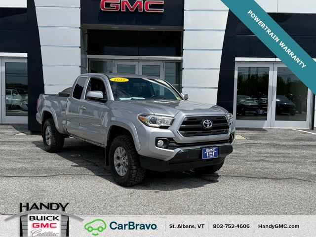 Silver Sky Metallic 2017 Toyota Tacoma SR5 V6 Access Cab 4WD Pickup Truck Four-Wheel Drive 6-Speed Automatic