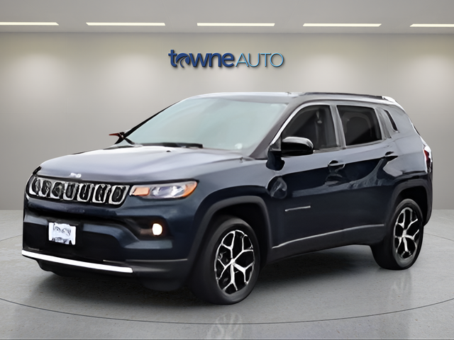 Fathom Blue Pearlcoat 2024 Jeep Compass SUV / Crossover Four-Wheel Drive 8-Speed Automatic