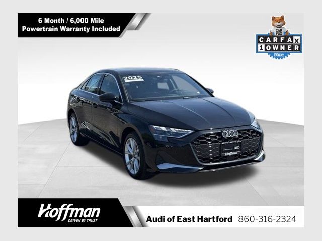 Brilliant Black 2025 Audi A3 quattro Premium 40 TFSI Sedan All-Wheel Drive 7-Speed Automatic
