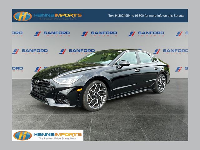 Onyx Black 2023 Hyundai Sonata Sedan Front-Wheel Drive 8-Speed Dual Clutch