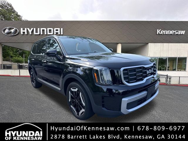Ebony Black 2023 Kia Telluride S FWD SUV / Crossover Front-Wheel Drive 8-Speed Automatic