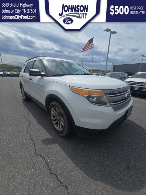 Oxford White 2015 Ford Explorer Base 4WD SUV / Crossover All-Wheel Drive 6-Speed Automatic