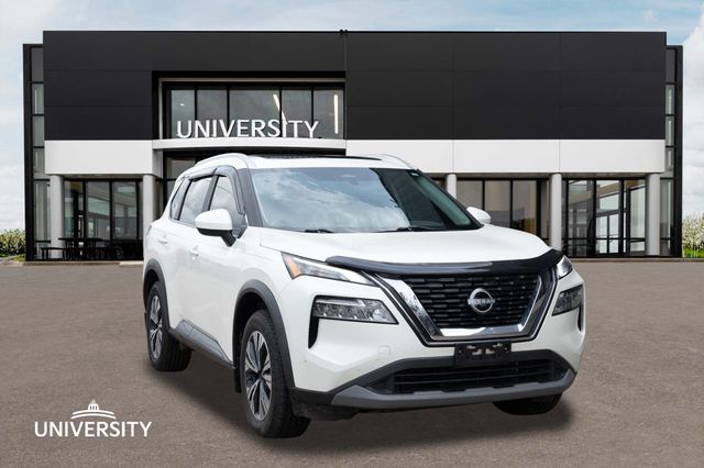 Pearl White Tricoat 2023 Nissan Rogue SV FWD SUV / Crossover Front-Wheel Drive Continuously Variable Transmission