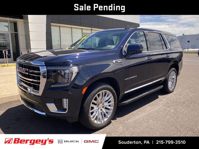 Midnight Blue Metallic 2023 GMC Yukon SLT 4WD SUV / Crossover Four-Wheel Drive