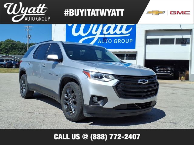 Silver Ice Metallic 2021 Chevrolet Traverse SUV / Crossover Four-Wheel Drive 9-Speed Automatic