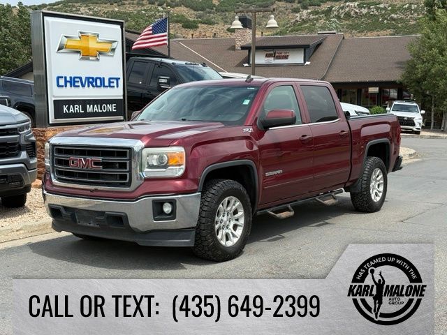 Sonoma Red Metallic 2014 GMC Sierra 1500 Pickup Truck Four-Wheel Drive 6-Speed Automatic Overdrive