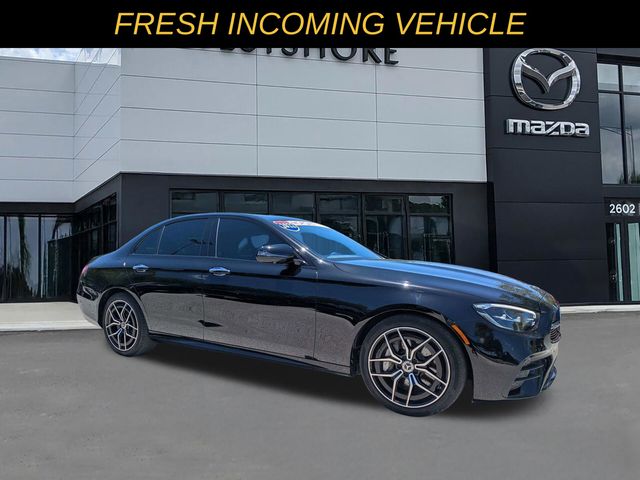Black 2022 Mercedes-Benz E-Class Sedan Rear-Wheel Drive 9-Speed Automatic
