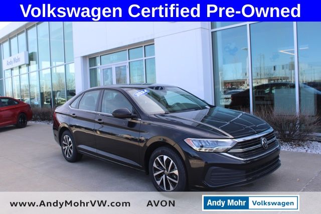 Deep Black Pearl 2024 Volkswagen Jetta S FWD Sedan Front-Wheel Drive 8-Speed Automatic