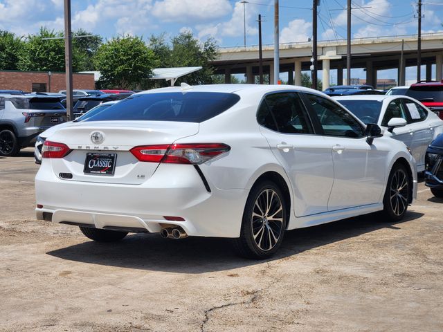 2019 Toyota Camry SE White at Cook Ford