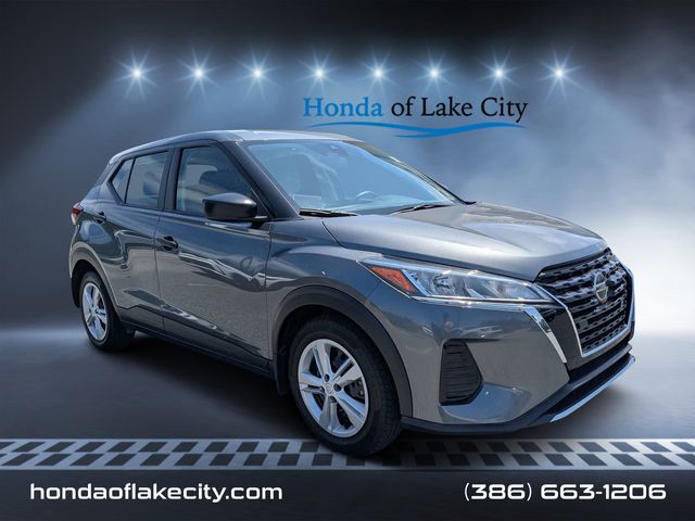Gray (Gun Metallic) 2021 Nissan Kicks S FWD SUV / Crossover Front-Wheel Drive Continuously Variable Transmission
