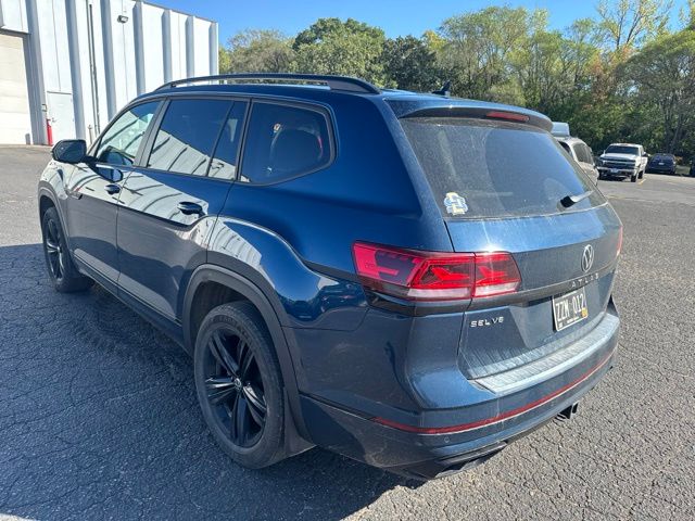 2023 Tourmaline Blue Metallic Volkswagen Atlas 3.6L V6 SEL R-Line AWD SUV