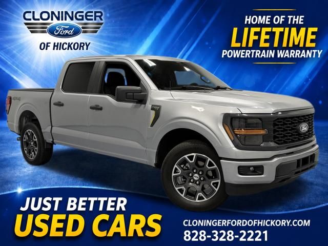 Silver Metallic 2024 Ford F-150 Pickup Truck Four-Wheel Drive Automatic