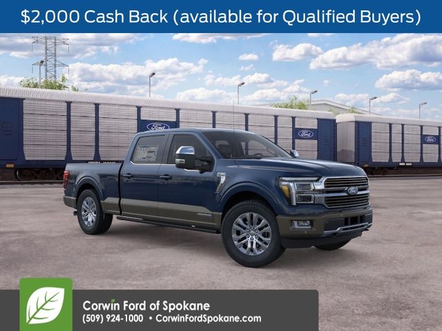 Blue Metallic 2026 Ford F-150 Pickup Truck Four-Wheel Drive Automatic