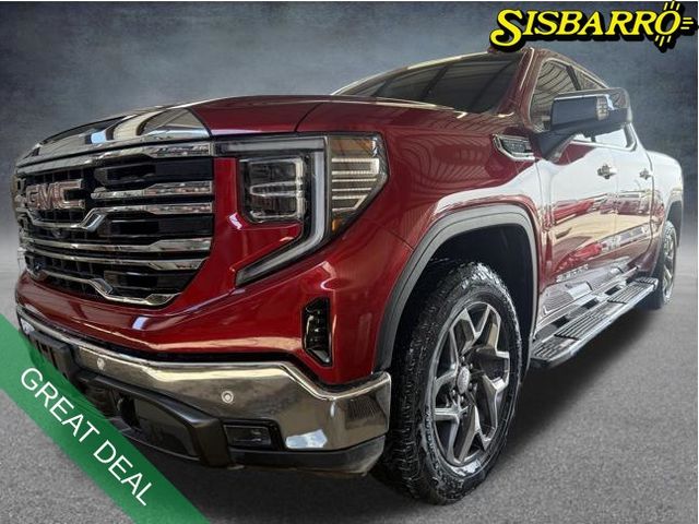 Volcanic Red Tintcoat 2024 GMC Sierra 1500 SLT Crew Cab 4WD Pickup Truck Four-Wheel Drive Automatic