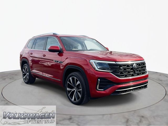 Aurora Red Metallic 2024 Volkswagen Atlas SEL Premium R-Line 4Motion AWD SUV / Crossover All-Wheel Drive 8-Speed Automatic