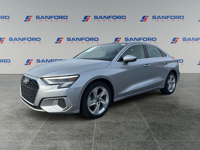 Silver 2024 Audi A3 40 TFSI Premium FWD Sedan Front-Wheel Drive 7-Speed Automatic