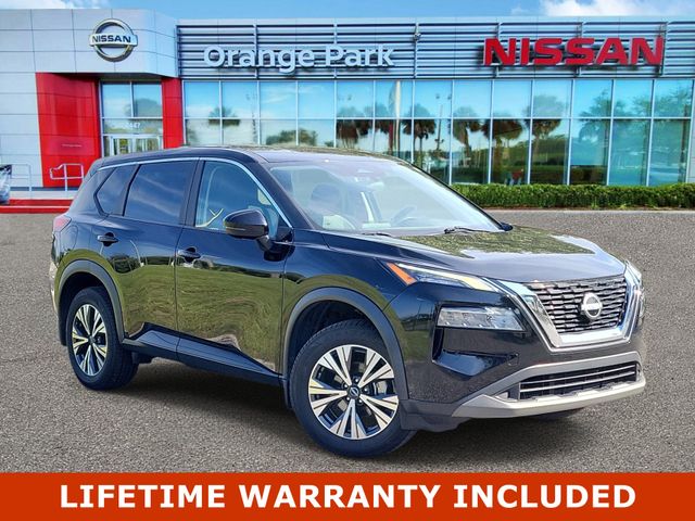 Super Black 2023 Nissan Rogue SV FWD SUV / Crossover Front-Wheel Drive Continuously Variable Transmission