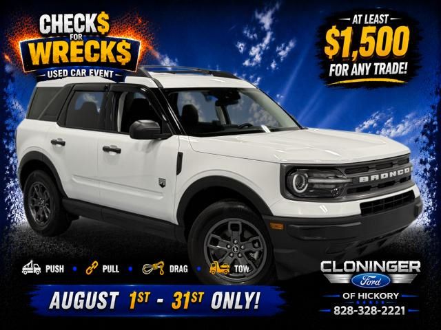 Oxford White 2024 Ford Bronco Sport SUV / Crossover All-Wheel Drive 8-Speed Automatic