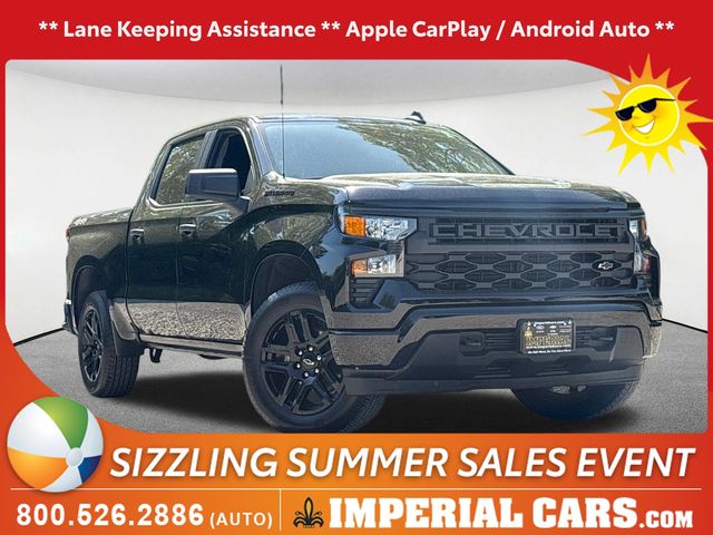 Black 2024 Chevrolet Silverado 1500 Pickup Truck Four-Wheel Drive 8-Speed Automatic