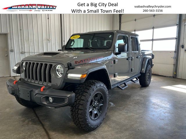 Sting-Gray Clearcoat 2021 Jeep Gladiator Pickup Truck Four-Wheel Drive 8-Speed Automatic