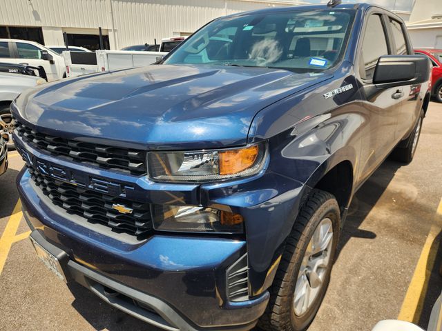 2021 Chevrolet Silverado 1500 Custom Blue at Texan Dodge Chrysler Jeep Ram