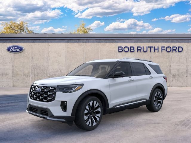 2026 Ford Explorer Platinum White at Bob Ruth Ford