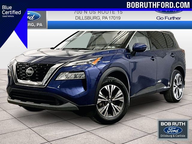 2021 Nissan Rogue SV Blue at South Hills Kia