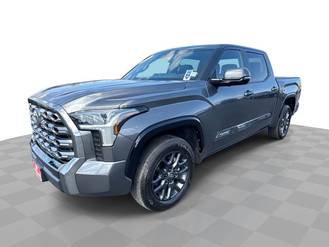Magnetic Gray Metallic 2025 Toyota Tundra Platinum CrewMax Cab 4WD Pickup Truck Four-Wheel Drive Automatic