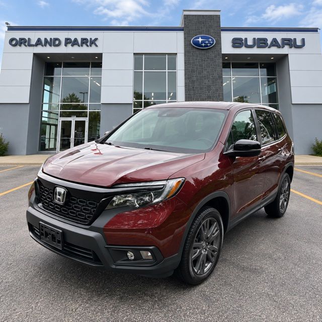 Red (Burgundy) 2021 Honda Passport SUV / Crossover All-Wheel Drive 9-Speed Automatic