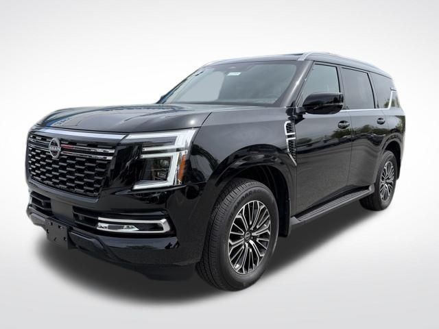 Super Black 2025 Nissan Armada Platinum 4WD SUV / Crossover Four-Wheel Drive 9-Speed Automatic