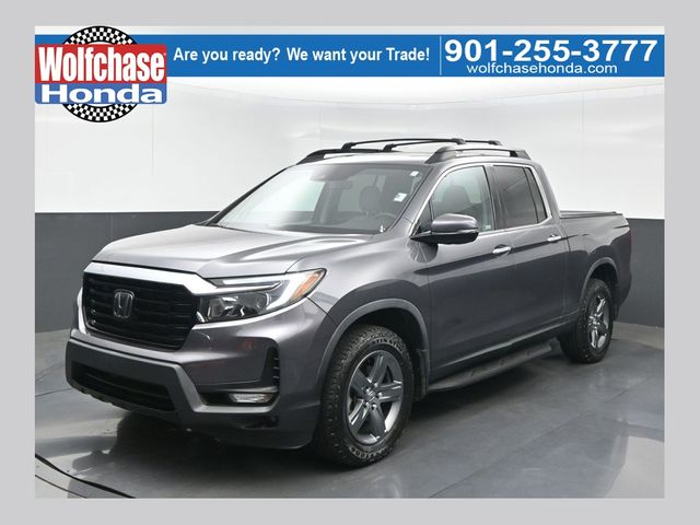 Sonic Gray Pearl 2022 Honda Ridgeline Pickup Truck All-Wheel Drive 9-Speed Automatic